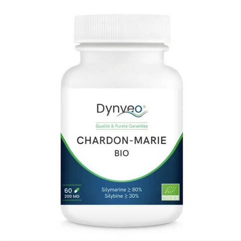 Chardon Marie BIO Extrait titré 60 gélules 200 mg DYNVEO - Maple Wellness Supplements