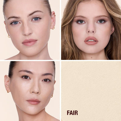 Charlotte Tilbury Airbrush Flawless Finish Setting Powder - Pore-Blurring Pressed Powder for Face Makeup to Minimize Shine with a Soft-Focus Finish - 1 Fair - Maple Wellness Supplements