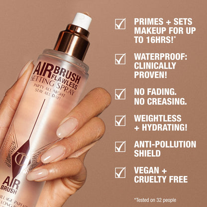 Charlotte Tilbury Airbrush Flawless Setting Spray - Ultra-Fine Hydrating Mist to Prime - Maple Wellness Supplements