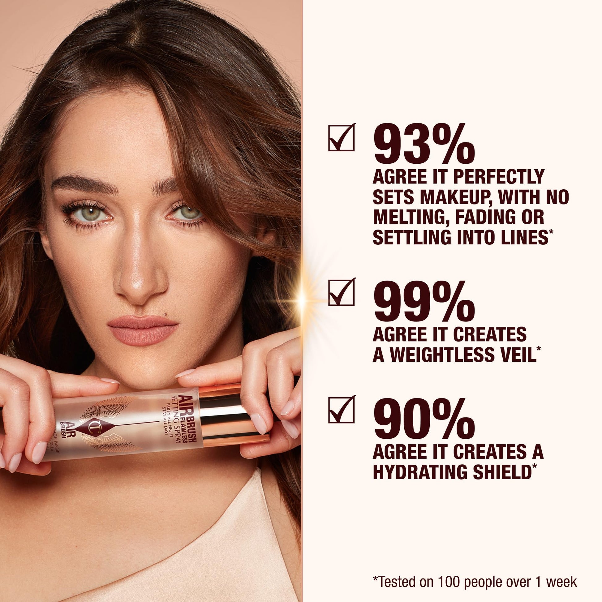 Charlotte Tilbury Airbrush Flawless Setting Spray - Ultra-Fine Hydrating Mist to Prime - Maple Wellness Supplements