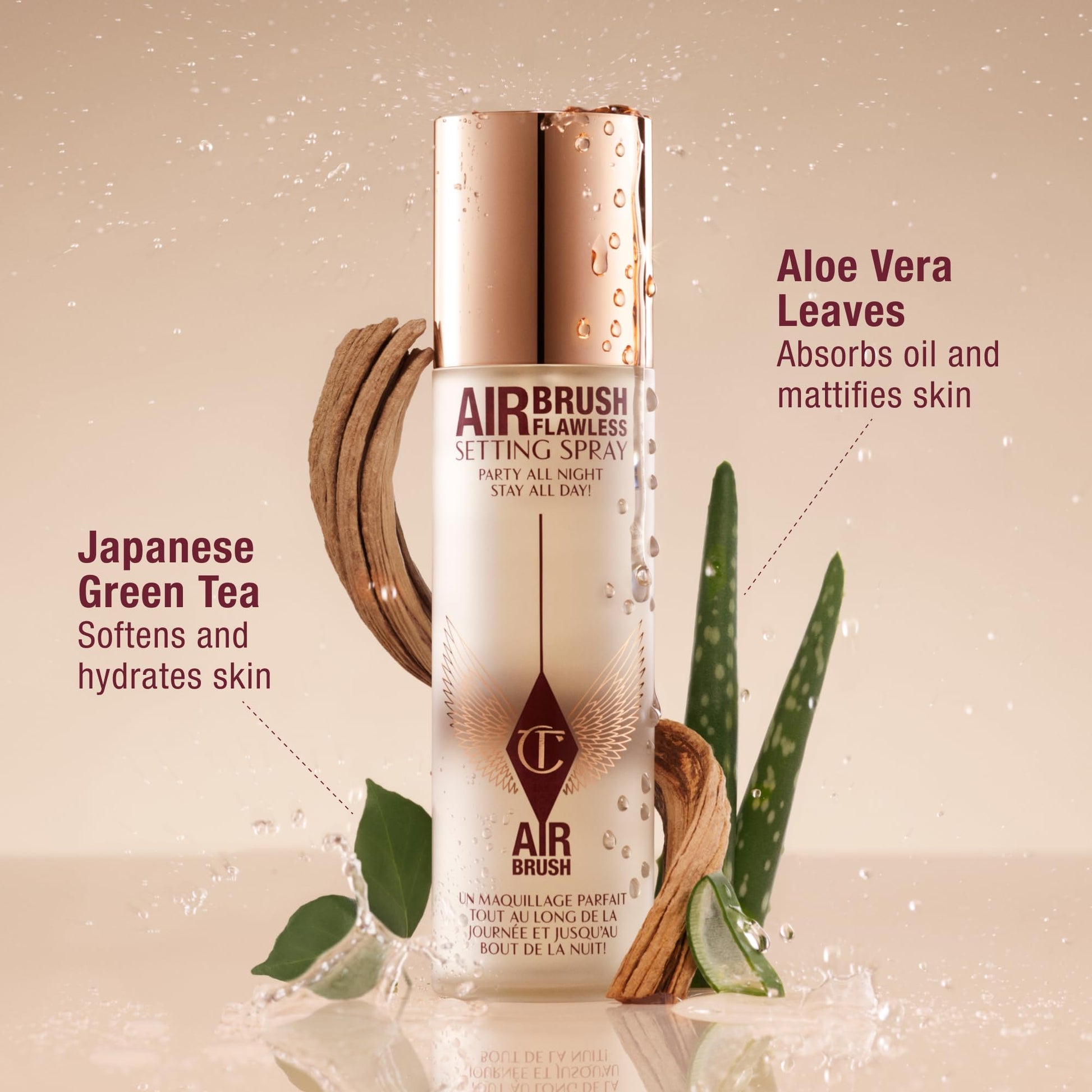 Charlotte Tilbury Airbrush Flawless Setting Spray - Ultra-Fine Hydrating Mist to Prime - Maple Wellness Supplements