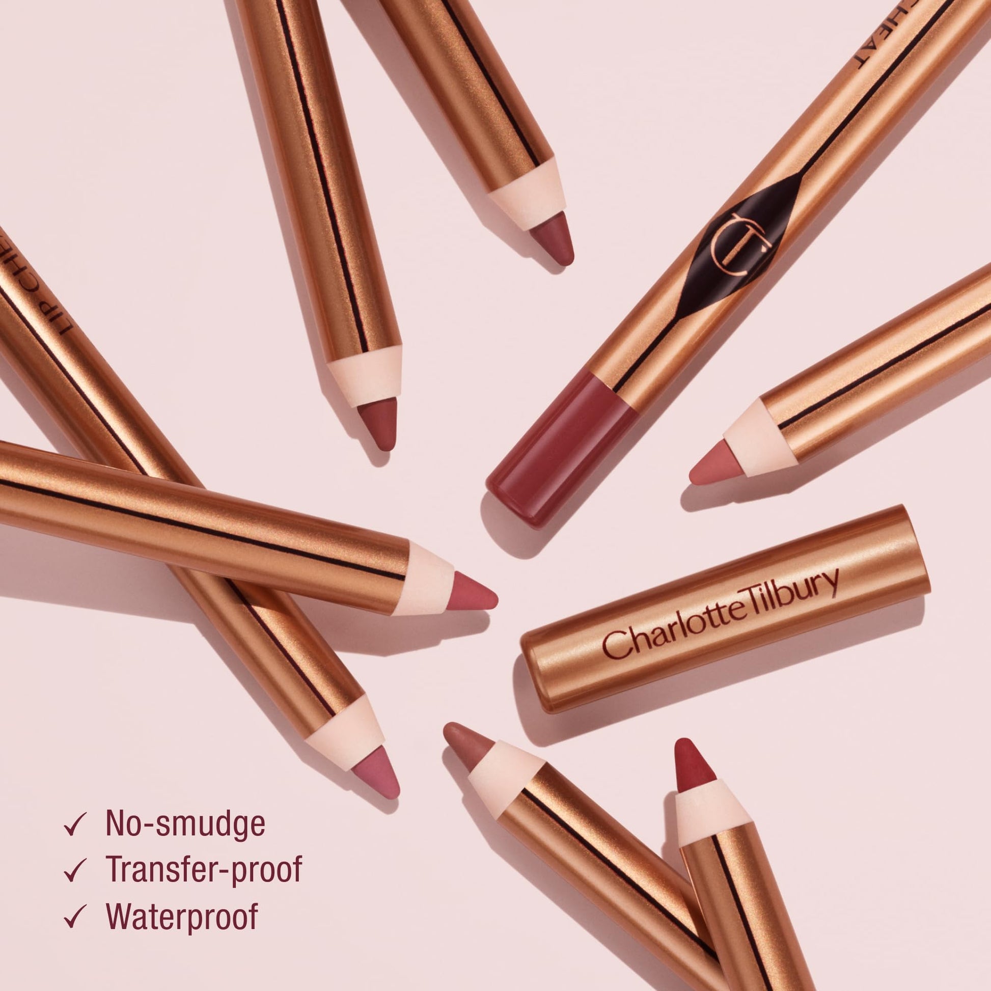 Charlotte Tilbury Lip Cheat Lip Liner Pencil - Gives Lips a Fuller-Looking, Defined Pout - Enriched with Jojoba Oil & Hyaluronic Acid - Waterproof, Smudge-Proof & Transfer-Proof - Foxy Brown - Maple Wellness Supplements