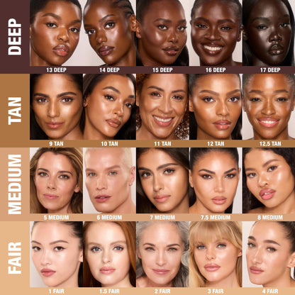 Charlotte Tilbury Unreal Skin Tint & Sheer Glow Hydrating Foundation Stick - Cream Foundation Makeup with Sheer-to-Light Coverage & a Buildable Formula - Blurring, Smoothing & Nourishing - 3 Fair - Maple Wellness Supplements