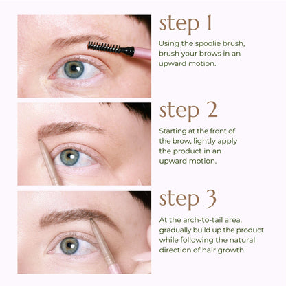 Chella Eyebrow Pencil – Easy-to-Use Brow Definer for Shaping, Filling & Blending – Long-Wear Deep Brown Eyebrow Pencils for Women with Precise Tip (Deep Brown) - Maple Wellness Supplements