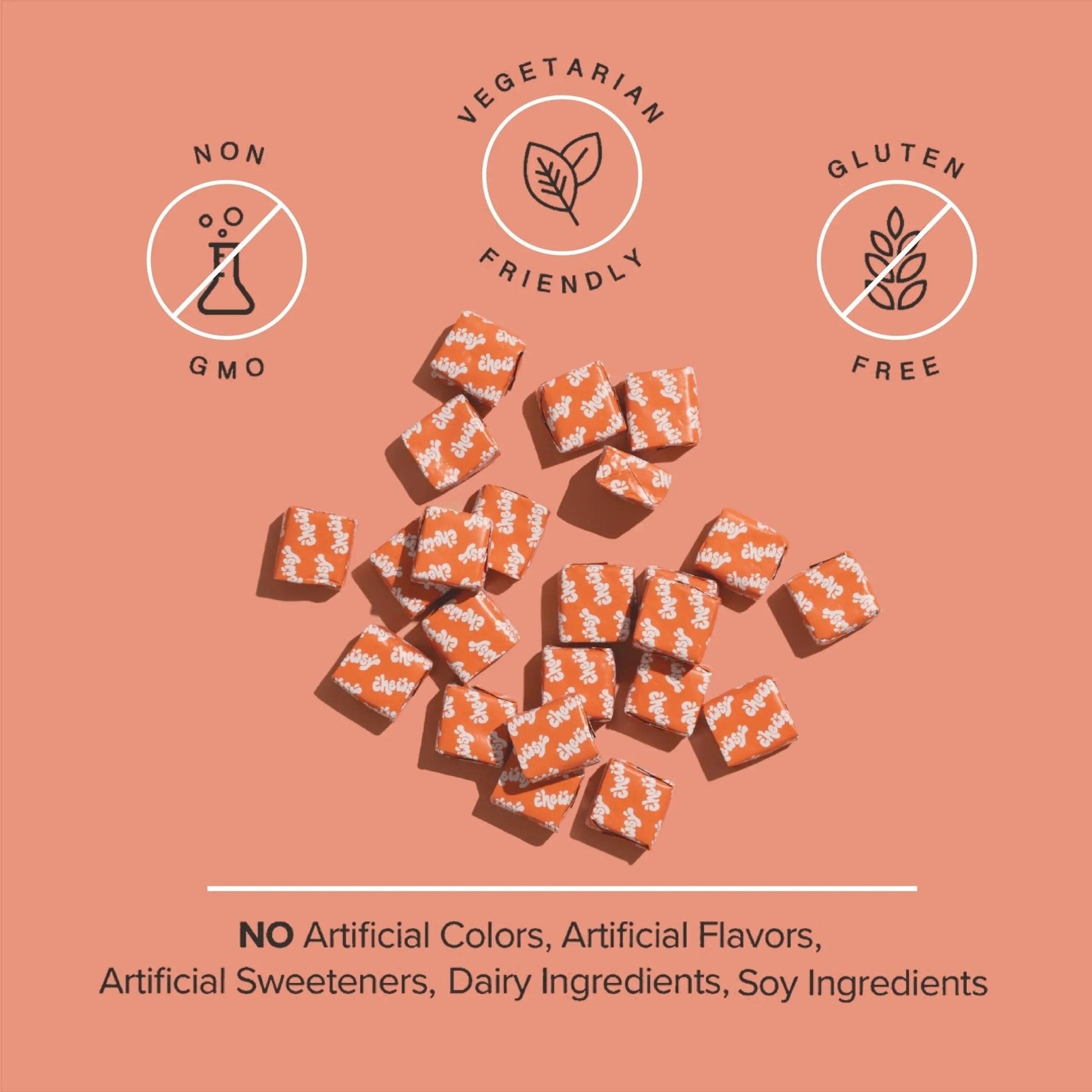 Chewsy Kids’ Multivitamin, Delicious Candy-Style Daily Vitamin Chews + Probiotics + Superfoods, Wild Berry Flavor Chewable Fruity Supplement Chews - Maple Wellness Supplements