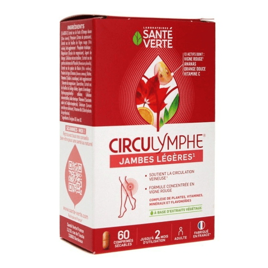 Circulymphe 60 tabs - SANTE VERTE - Heavy legs treatment - Maple Wellness Supplements
