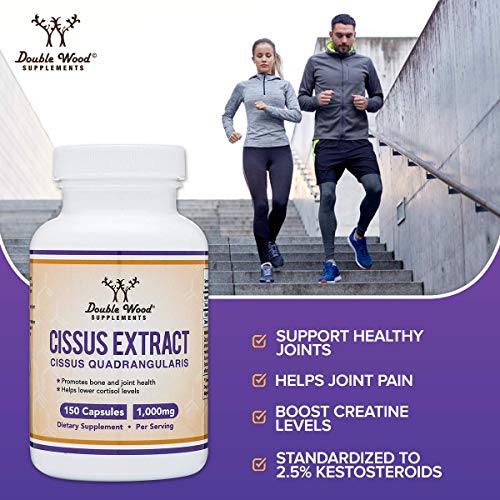 Cissus Quadrangularis Super Extract, 150 Capsules, Manufactured in The USA, Dietary - Maple Wellness Supplements