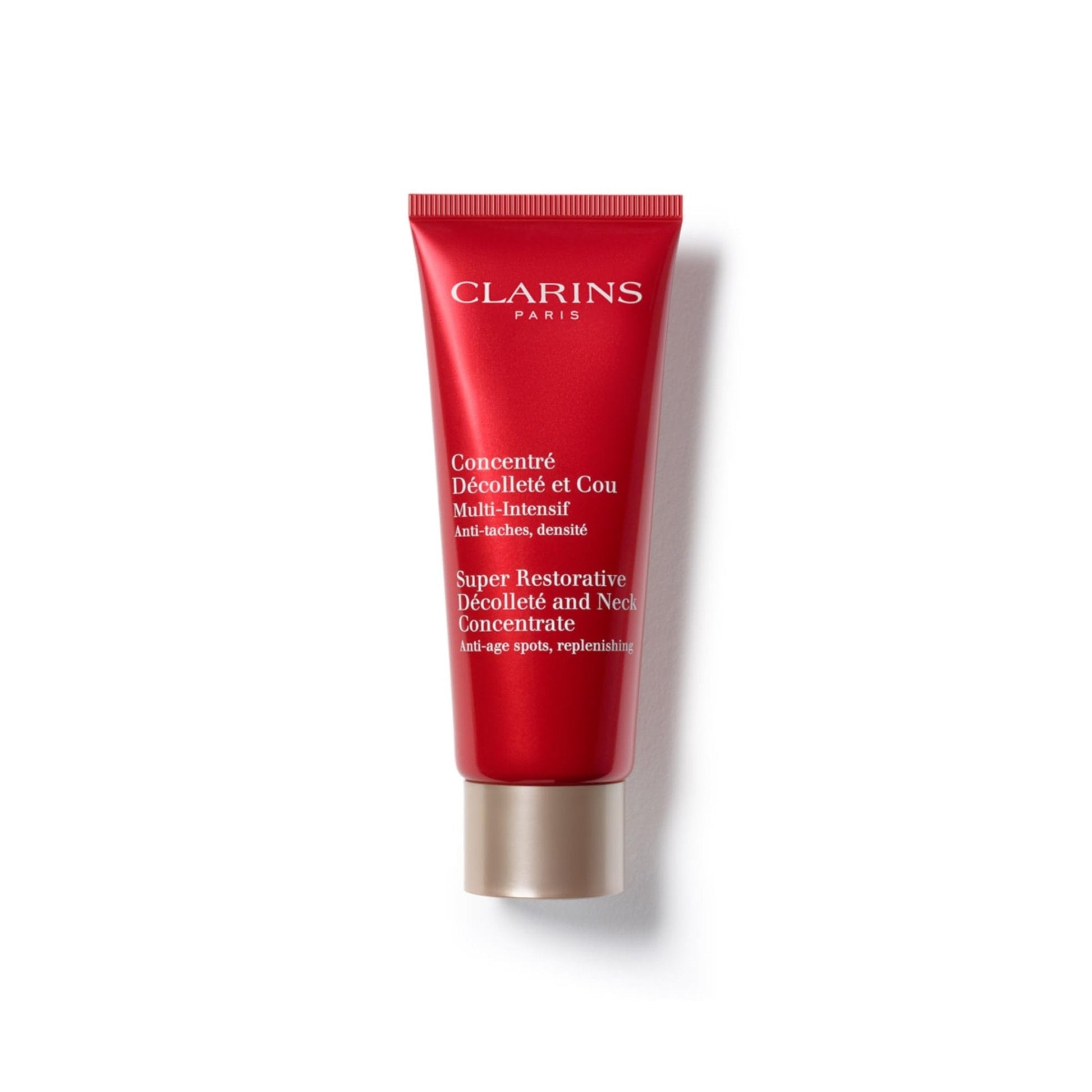 Clarins Super Restorative Décolleté and Neck Concentrate | Deeply Replenishing, Anti-Aging Cream For Mature Skin | Skin Texture Is Refined and Chest Creases Are Visibly Diminished After 4 Weeks* - Maple Wellness Supplements
