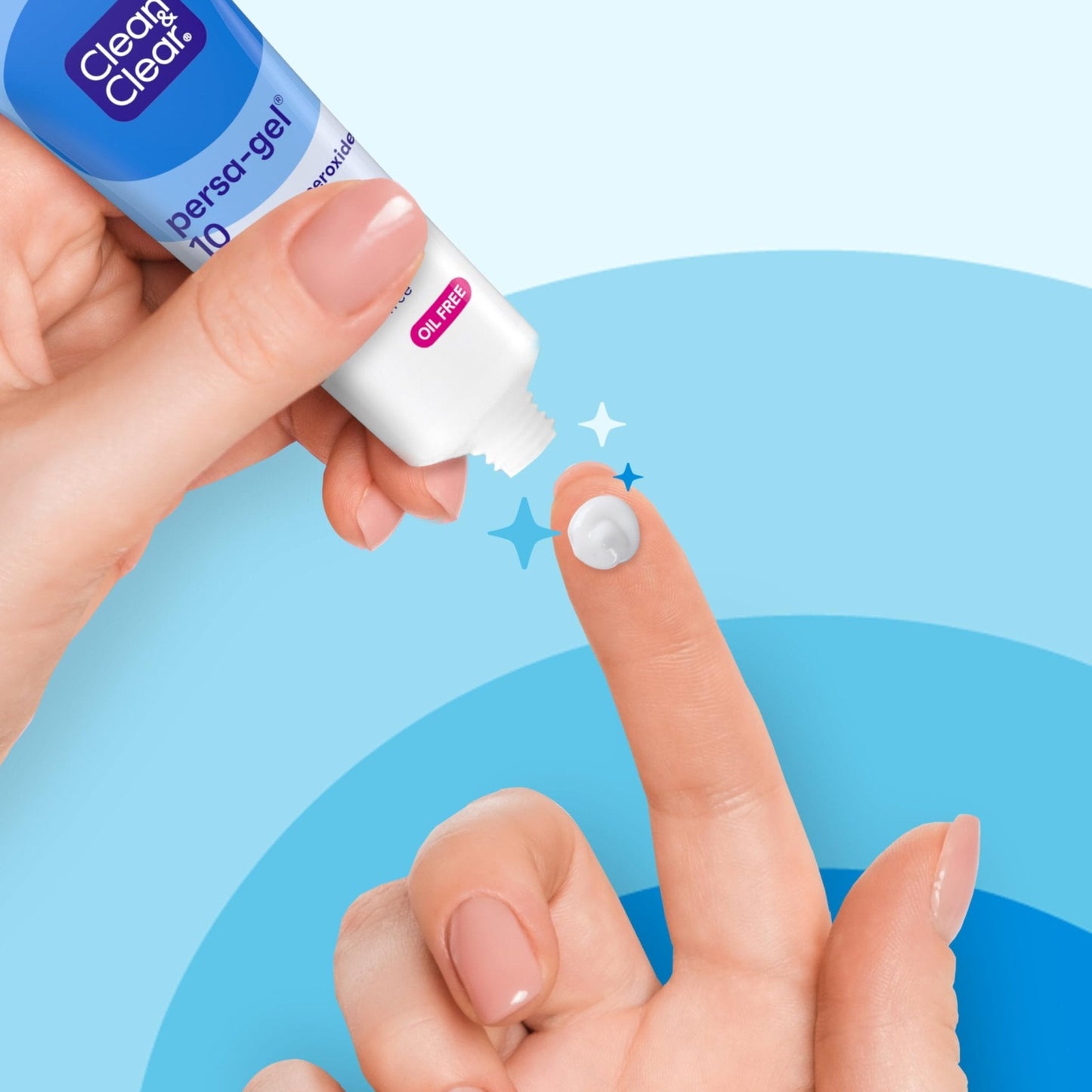 Clean & Clear Persa-Gel 10 Oil-Free Acne Spot Treatment with Maximum Strength 10% Benzoyl Peroxide, Topical Pimple - Maple Wellness Supplements