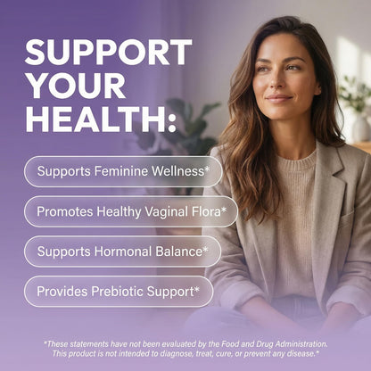 Clean Nutraceuticals Vaginal Probiotics for Women with Cranberry, D-Mannose, Prebiotics, pH Balance Support, Feminine Health, Urinary Tract Cleanse - Maple Wellness Supplements