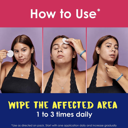 Clearasil Rapid Rescue Deep Treatment Acne Face Pads, Maximum Strenght with 2% Salicylic Acid Acne - Maple Wellness Supplements