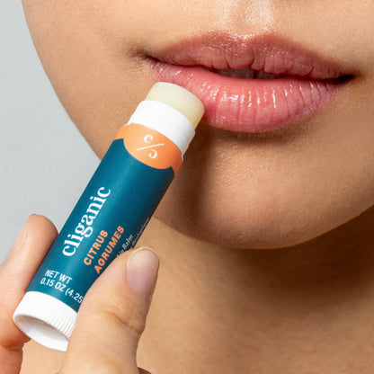 Cliganic Organic Lip Balm Set (6 Flavors) - 100% Natural Hydrating, Moisturizing for Dry Cracked Lips, Stocking Stuffer Gift for Men & Women - Maple Wellness Supplements