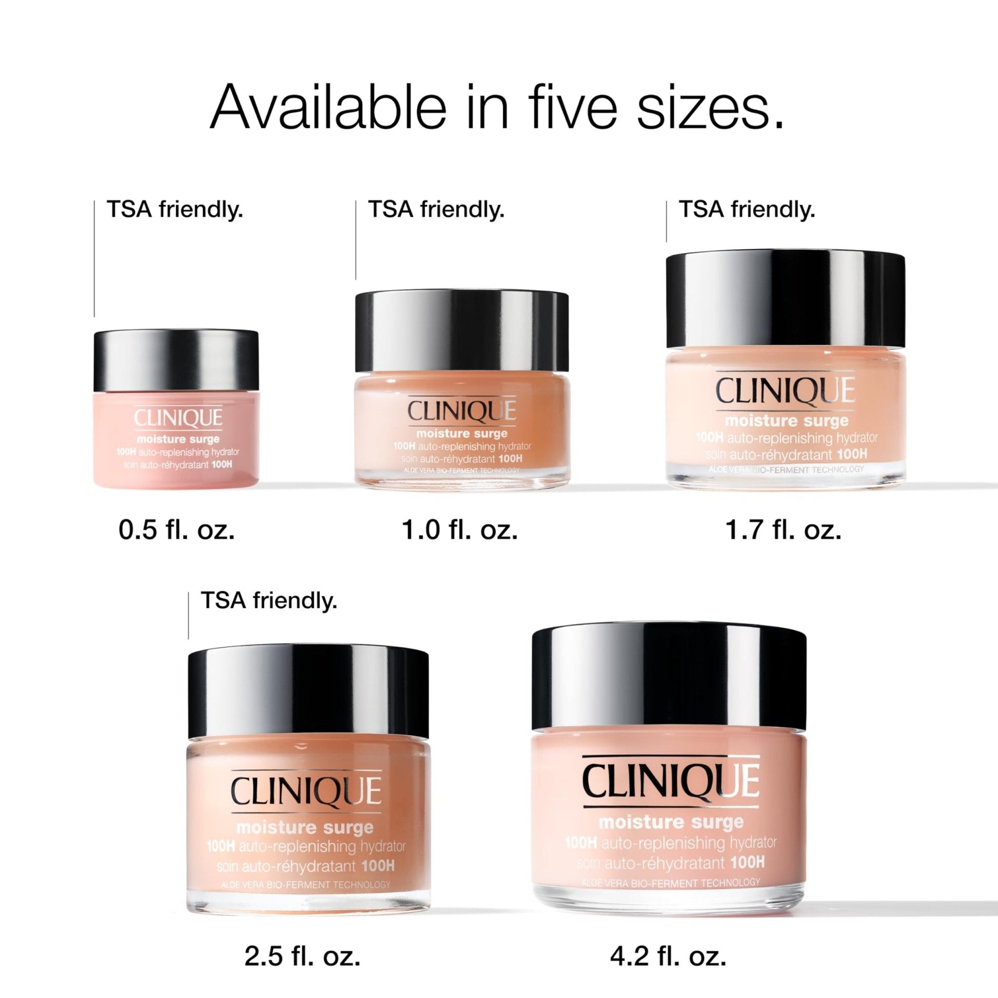 Clinique Moisture Surge 100H Auto-Replenishing Hydrator Oil Free Face Moisturizer | With Hyaluronic Acid, Aloe Bioferment and Vitamins C + E - Maple Wellness Supplements