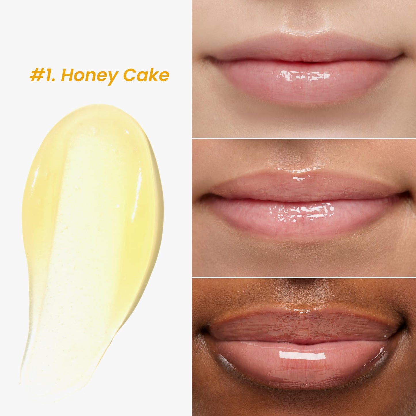 CNP Propolis Jelly Lipcerin™ - 01 Honey Cake, Hydrating Lip Balm & Gloss with Manuka Honey + Hyaluronic Acid, Stocking Stuffers, Gifts for Women, 0.3 fl.oz. - Maple Wellness Supplements