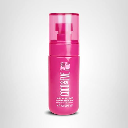 Coco & Eve Face Tanning Micromist – Sunless Facial Self Tanner Ultra Fine Mist for Face, - Maple Wellness Supplements