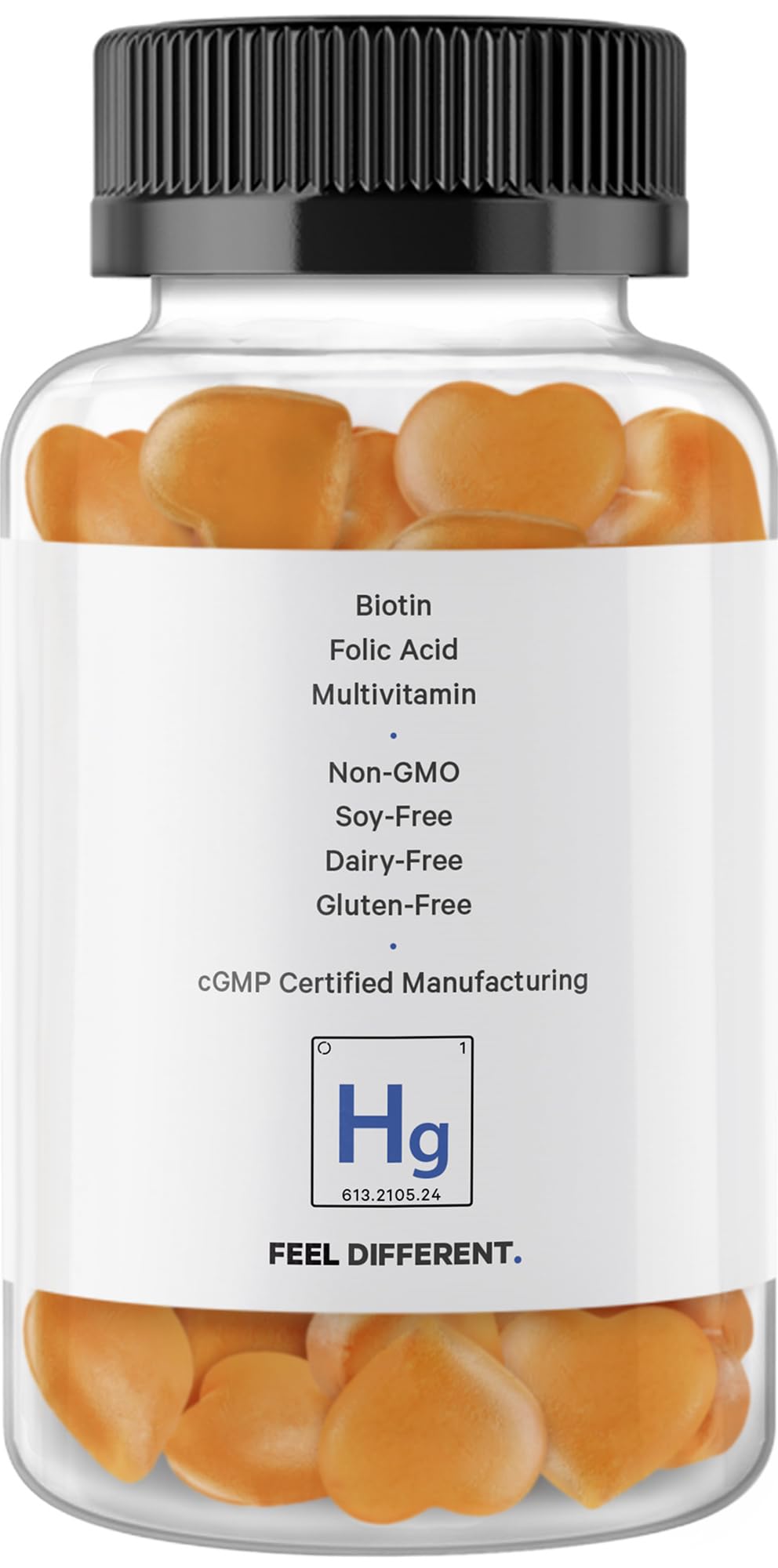 Codeage Hair Gummies, Biotin 5000 mcg, Sugar Free Growth Gummy Vitamins A, C, B6, B12, D3, Zinc, Inositol Supplement - Maple Wellness Supplements
