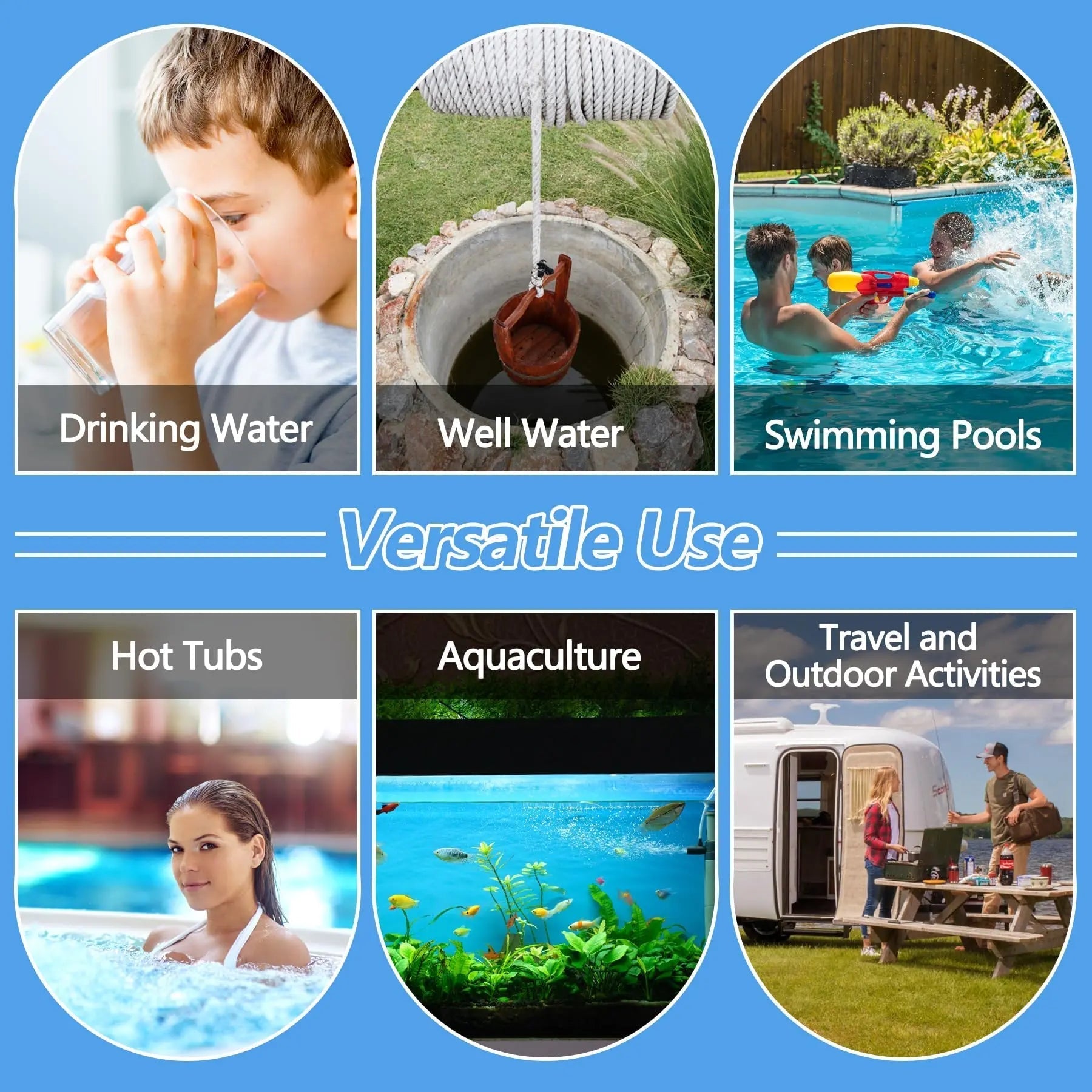 Coliform Bacteria Test Kit: 12-Pack Easy at-Home Well, Tap, Pool, Spring, Pond, Lake Drinking Water Quality Test - Maple Wellness Supplements