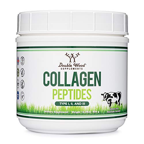 Collagen Peptides Powder - Hydrolyzed Collagen, Keto Safe - 16.08oz - Multi Type 1, 2 - Maple Wellness Supplements