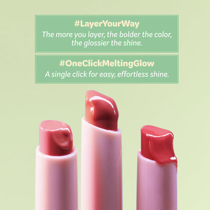 COLORGRAM Fruity Glass Stick 02 DARLING PAPAYA | Long-Lasting Juicy Lip Tint with Radiant, Glossy Finish | Melting Syrupy Texture for Vibrant, Hydrated Lips | Non-Sticky Shine - Maple Wellness Supplements