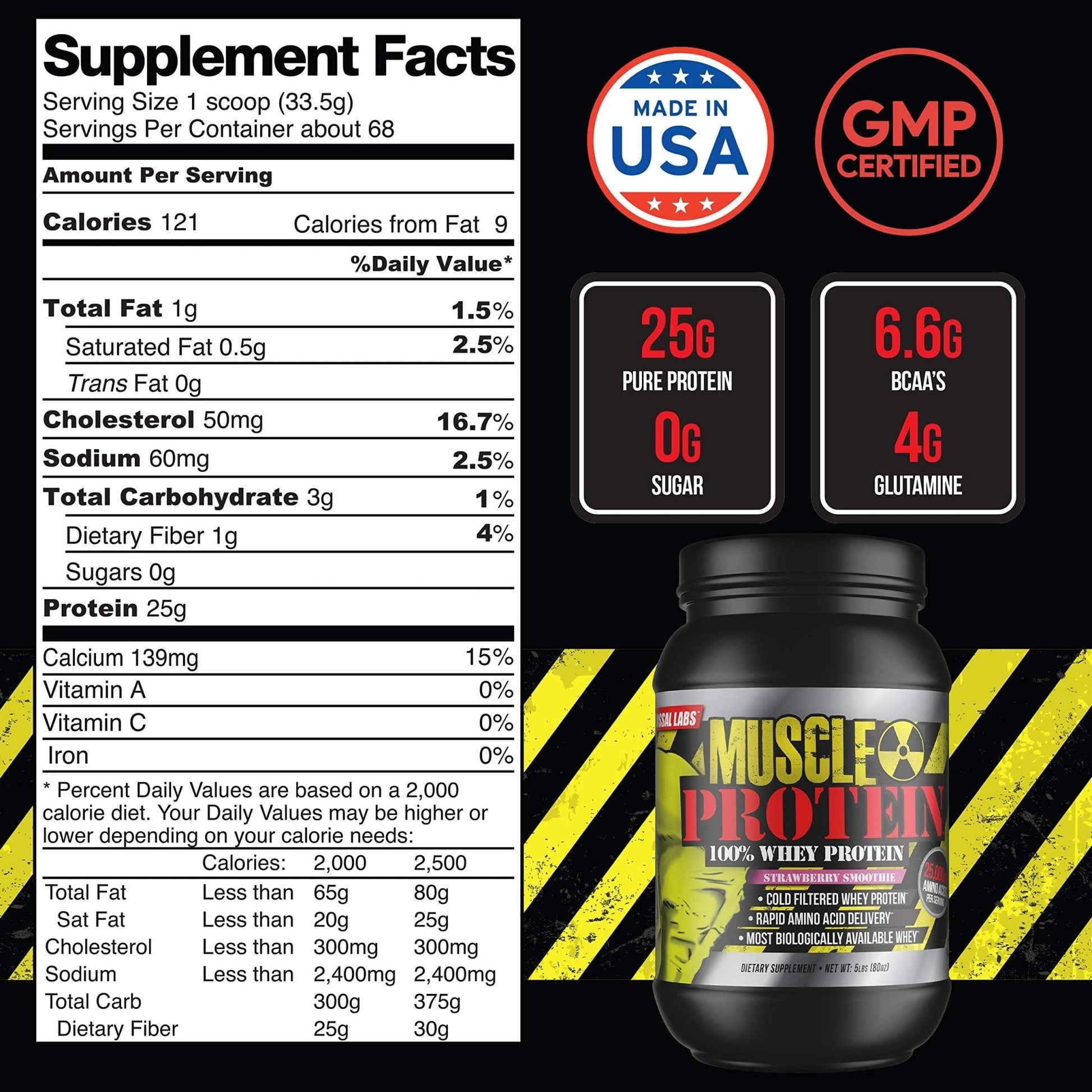 COLOSSAL LABS Whey Protein Powder [15 lbs/Pack of 1]– Chocolate Protein, Cold Filtered - Maple Wellness Supplements