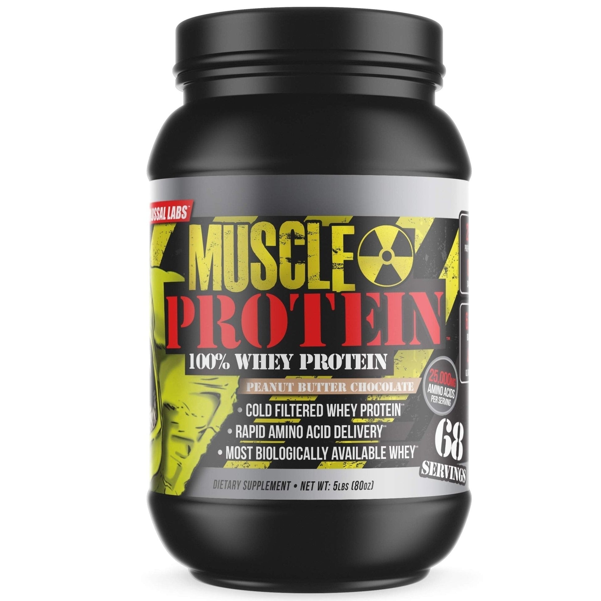 COLOSSAL LABS Whey Protein Powder [15 lbs/Pack of 1]– Peanut Butter-Chocolate Protein - Maple Wellness Supplements