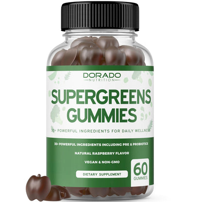 Colostrum (120 Count) Bovine Colostrum Capsules Supplement and Supergreens (60 Gummies) Superfood for Immunity Support with Greens Supplements with 8 Ingredient Power Blend - Vegan Safe & Made in USA - Maple Wellness Supplements