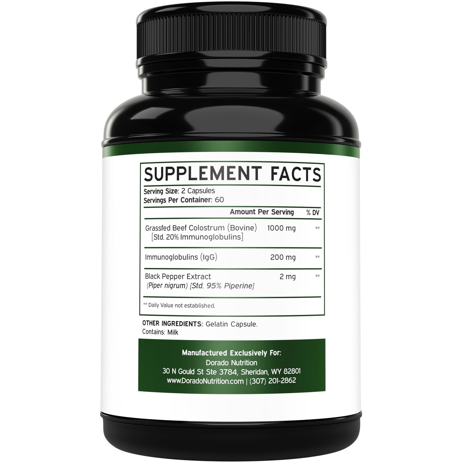 Colostrum (120 Count) Bovine Colostrum Capsules Supplement and Supergreens (60 Gummies) Superfood for Immunity Support with Greens Supplements with 8 Ingredient Power Blend - Vegan Safe & Made in USA - Maple Wellness Supplements