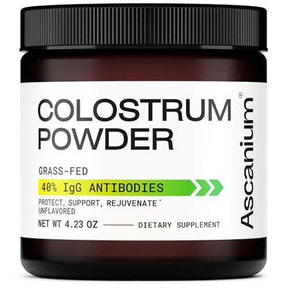 Colostrum Powder - Grass-Fed 40% IgG Colostrum Supplement Powder - Bovine - Maple Wellness Supplements