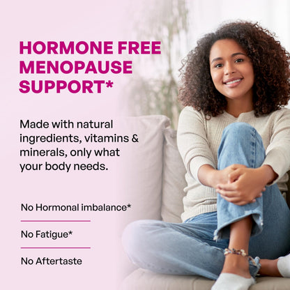 Complete Menopause Support Supplement For Women | With Ashwagandha, Black Cohosh, Dong Quai & Muira Puama | Helps Easing Hot Flashes, Night Sweats, Mood Swings, Hormone Balance & Harmony | 60 Capsules - Maple Wellness Supplements