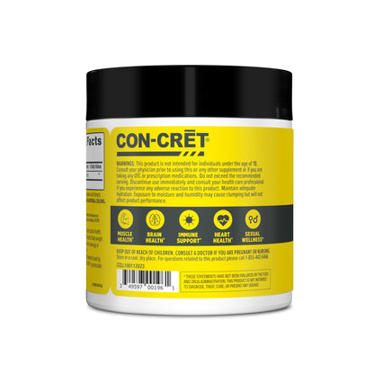 CON-CRET Creatine HCl Powder | Muscle, Cognitive, Cellular Energy Support | No Bloating or Cramps - Maple Wellness Supplements
