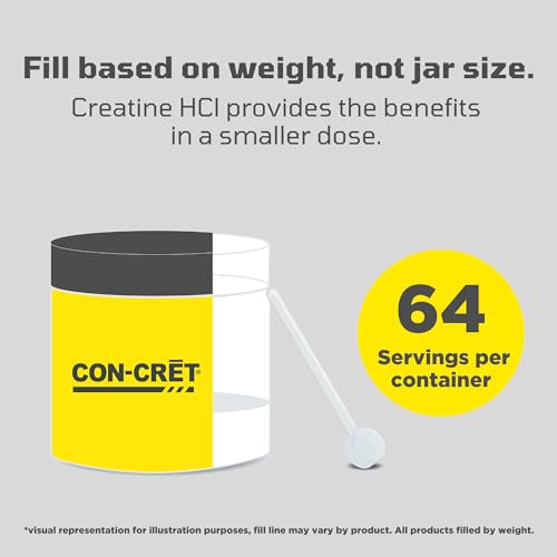 CON-CRET Creatine HCl Powder | Supports Muscle, Cognitive, and Immune Health - Maple Wellness Supplements