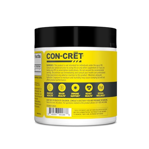 CON-CRET Creatine HCl Powder | Supports Muscle, Cognitive, and Immune Health - Maple Wellness Supplements