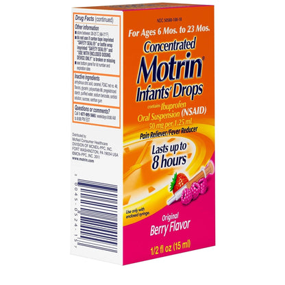 Concentrated Motrin Aspirin, 0.5 Fluid Ounce - Maple Wellness Supplements