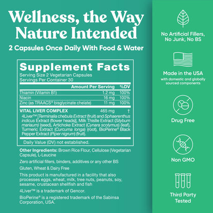 Conception for Him and Vital Liver Bundle - Male Fertility Booster & Prenatal Supplement + 9-in-1 Liver Support - Maple Wellness Supplements