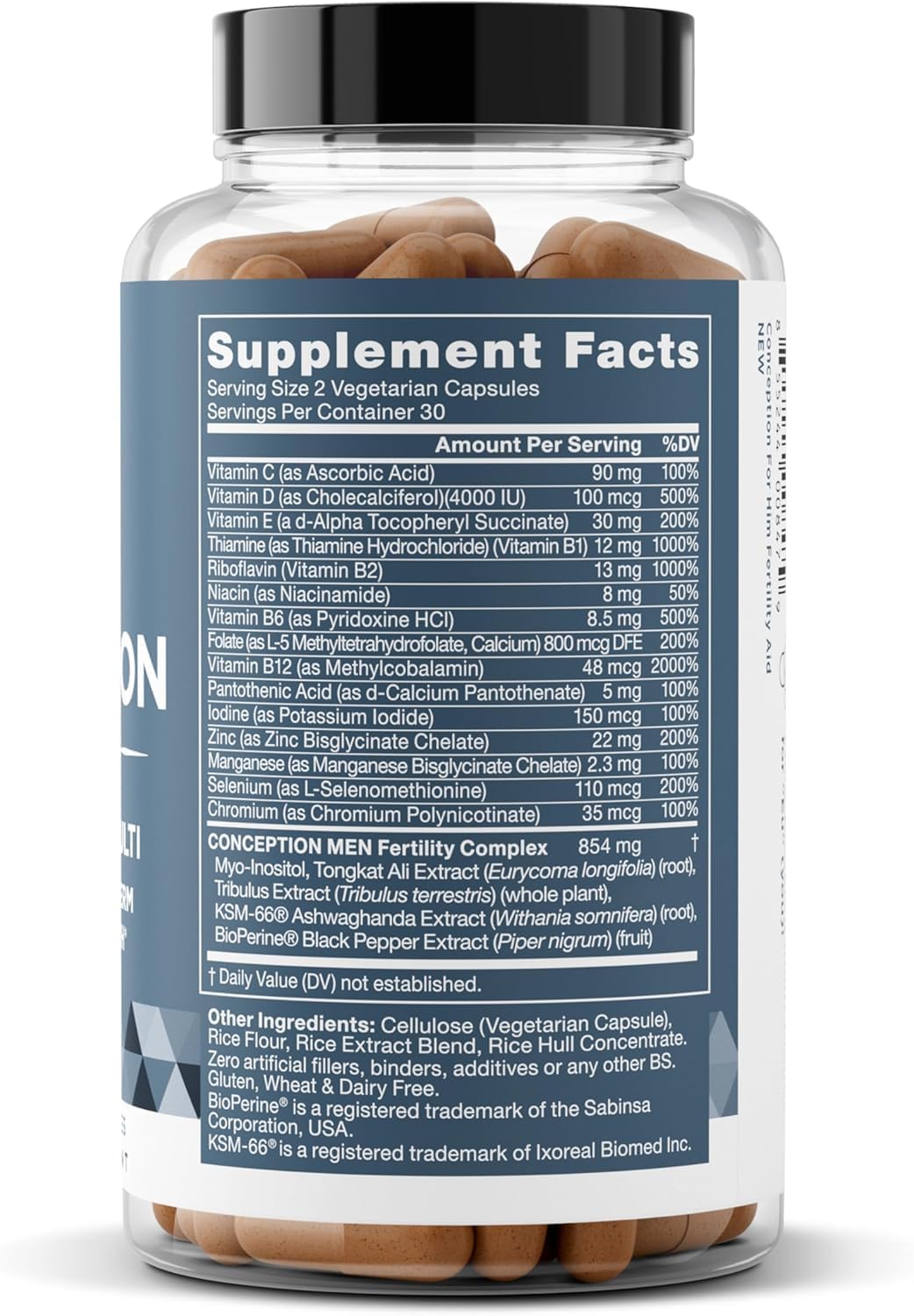 Conception for Him and Vital Liver Bundle - Male Fertility Booster & Prenatal Supplement + 9-in-1 Liver Support - Maple Wellness Supplements
