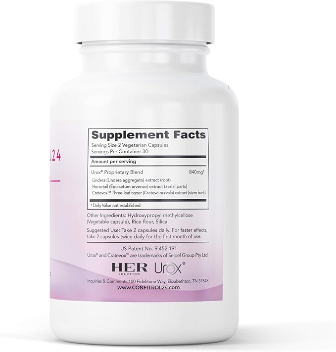 Confitrol24 Bladder Control Daily Supplement - Maple Wellness Supplements