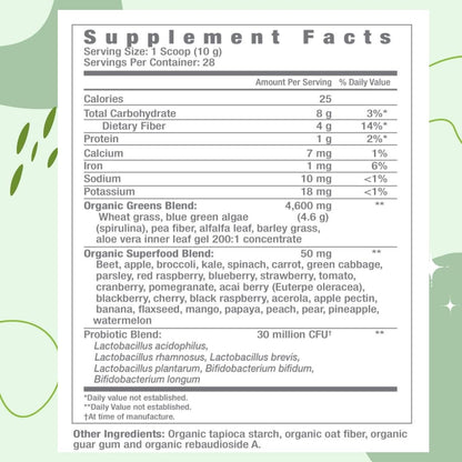 Consult Health Gut-Duction Bloat Control – Gut Health Support Superfood Formula – Plant Based Proteins - Probiotics – Powder Drink Mix – 28 Servings – 9.9 oz. - Maple Wellness Supplements