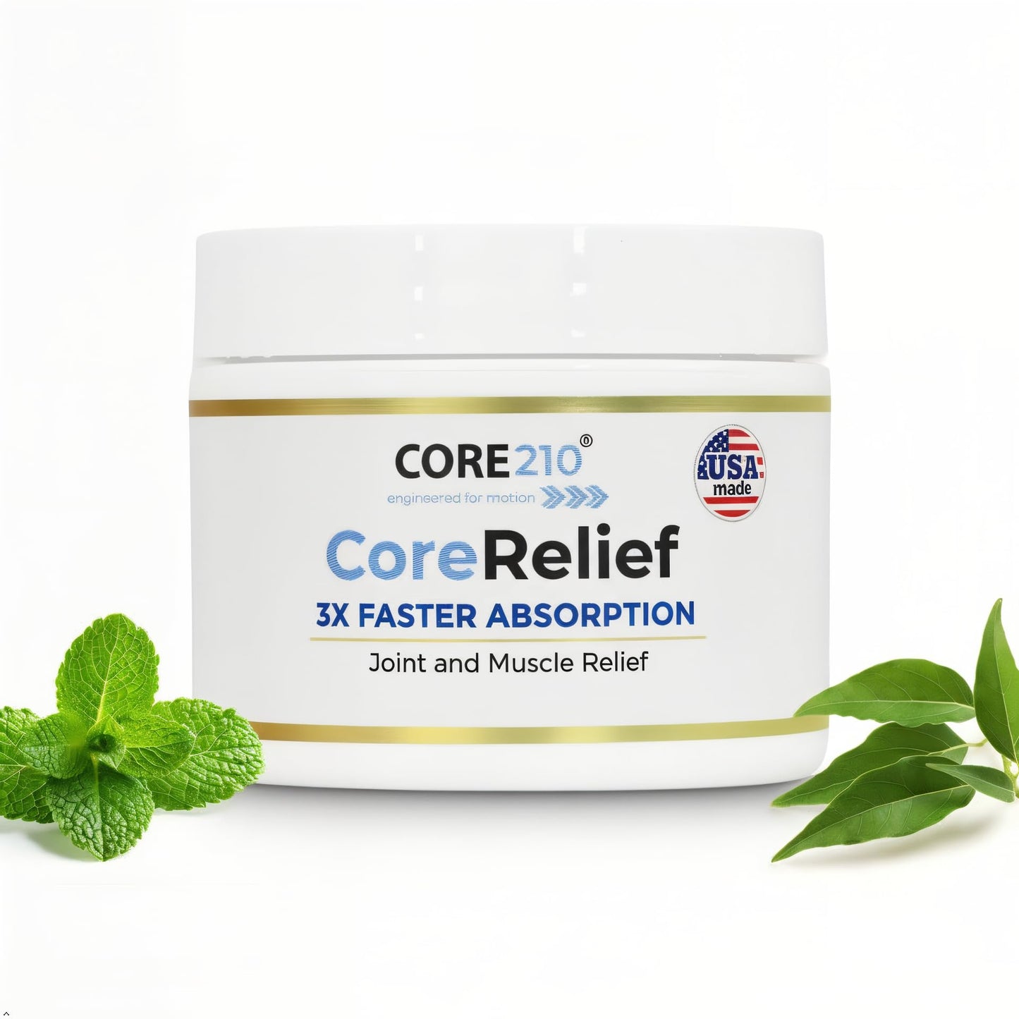 CopperJoint CoreRelief 2oz - Joint Pain Relief Cream for Knee, Neck, Hip, Shoulder & Simple Backache, Arthritis Cream Pain Reliever, Daily Cooling Non-Greasy Menthol Sore Muscle Rub - Maple Wellness Supplements