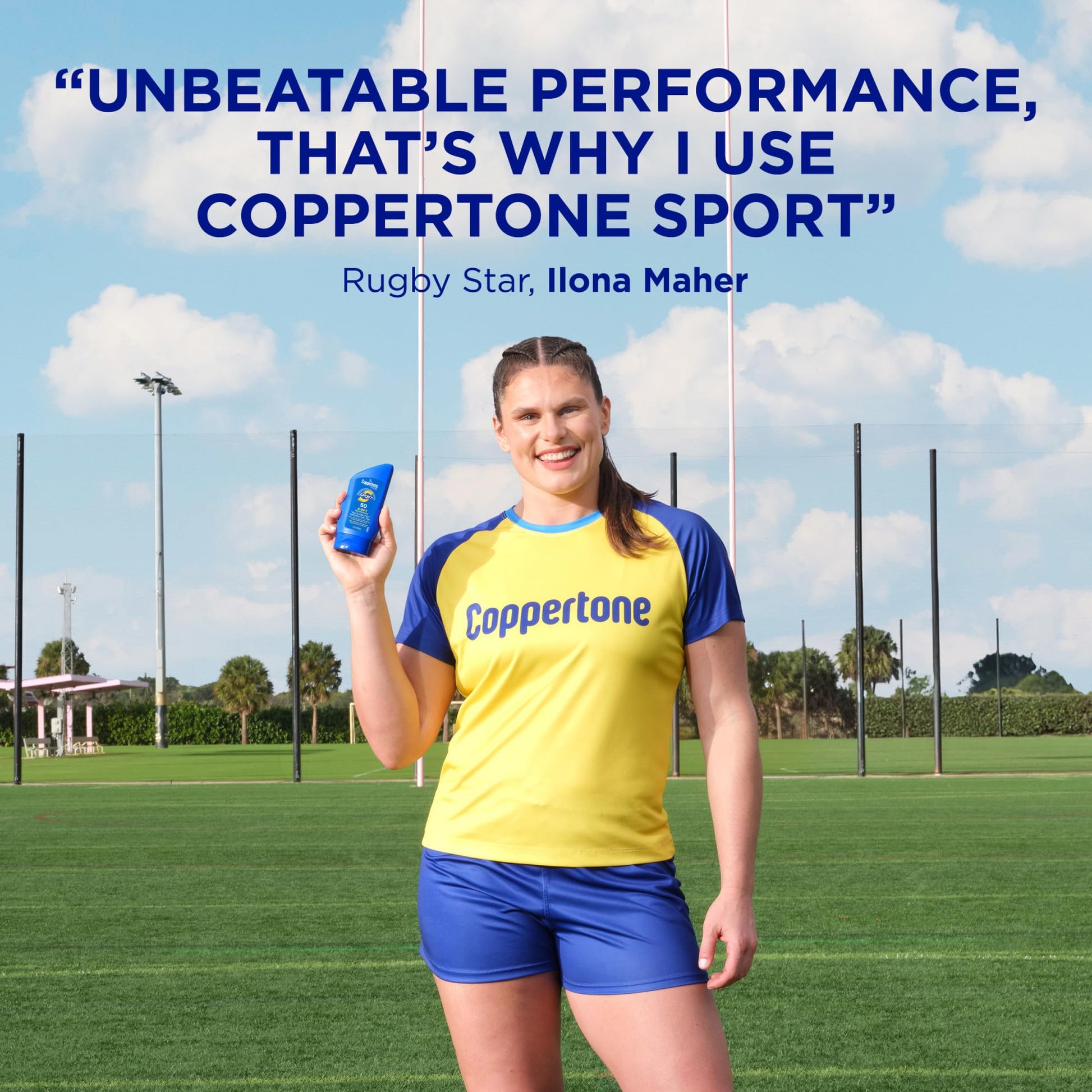 Coppertone SPORT Sunscreen Lotion Broad Spectrum SPF 50 (3 Fluid Ounce) (Packaging may vary) - Maple Wellness Supplements