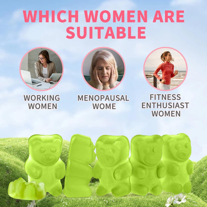 Cortisol Gummies for Women,Cortisol Manager with Ashwagandha,Magnesium,L-theanine,Phosphatidylserine,Rhodiola Rosea,Black Pepper for Mood Support,Adrenal Balance,Sleep,Vegan,Apple Flavor,60 Count - Maple Wellness Supplements