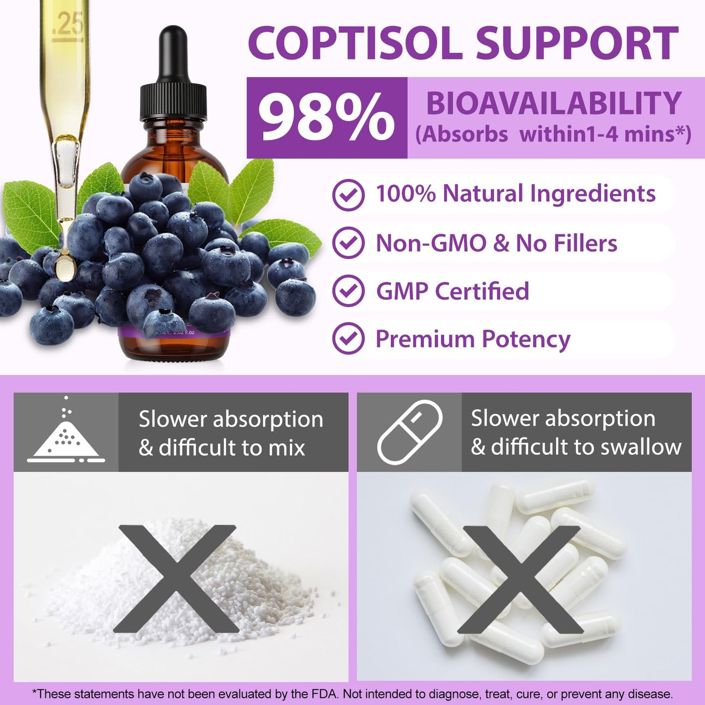 Cortisol Supplement Liquid Drops, Cortisol Supplements for Women & Men, 10 in 1 Cortisol Detox Manager Reducer with Magnesium, Ashwagandha, L-theanine, Hormone Balanced, Sleep Support - 2.02 fl.oz - Maple Wellness Supplements