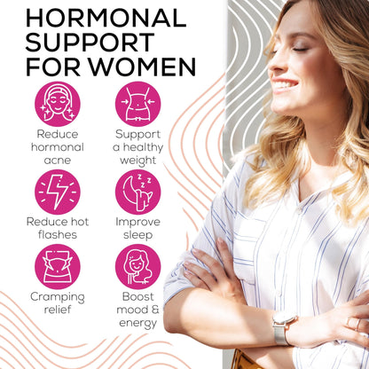 Cortisol Supplements for Women with Ashwagandha, Rhodiola & L-Theanine | Cortisol Reducer Designed for High Stress, Fatigue & Mood Swings | Supports Hormone Balance & Steady Energy | 60 Capsules - Maple Wellness Supplements