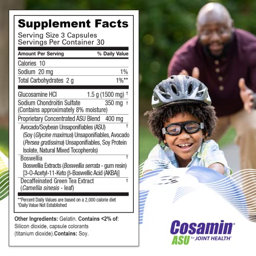 Cosamin ASU Joint Health Supplement – Advanced, Faster-Acting Formula, 90 Capsules - Maple Wellness Supplements