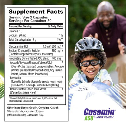 Cosamin ASU Joint Health Supplement – Advanced, Faster-Acting Formula, 90 Capsules - Maple Wellness Supplements