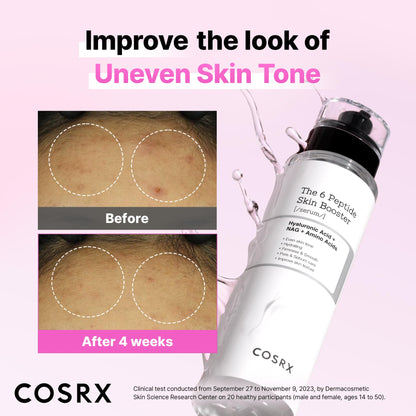 COSRX 6X Peptide Collagen Booster Toner Serum with Copper Peptides, Niacinamide & Hyaluronic Acid Skin Renewal Boosting - Maple Wellness Supplements
