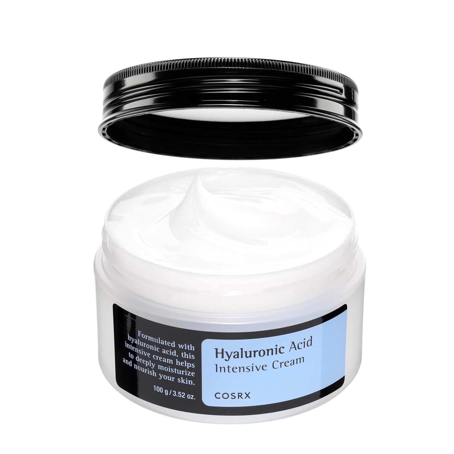 COSRX Hyaluronic Acid Moisturizing Cream, Long-lasting Hydration, Rich Moisturizer for Sensitive Skin 3.52 oz / 100g - Maple Wellness Supplements