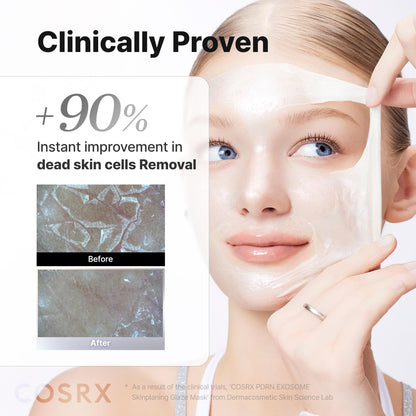 COSRX PDRN EXOSOME Glaze Wrapping Mask with SALMON DNA PDRN, Instant Glow, Easy Peel-Off Overnight Mask for Glass Skin, Firmness, Elasticity & Skin Texture Care, Mothers day gift, Korean Skin Care - Maple Wellness Supplements