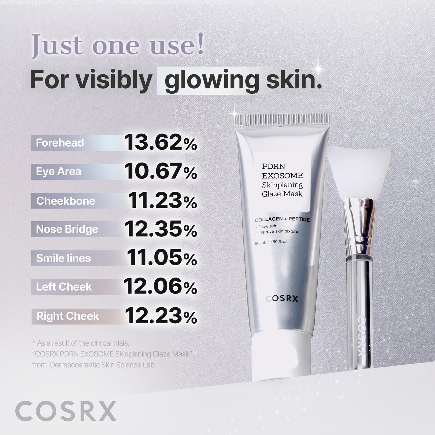 COSRX PDRN EXOSOME Glaze Wrapping Mask with SALMON DNA PDRN, Instant Glow, Easy Peel-Off Overnight Mask for Glass Skin, Firmness, Elasticity & Skin Texture Care, Mothers day gift, Korean Skin Care - Maple Wellness Supplements