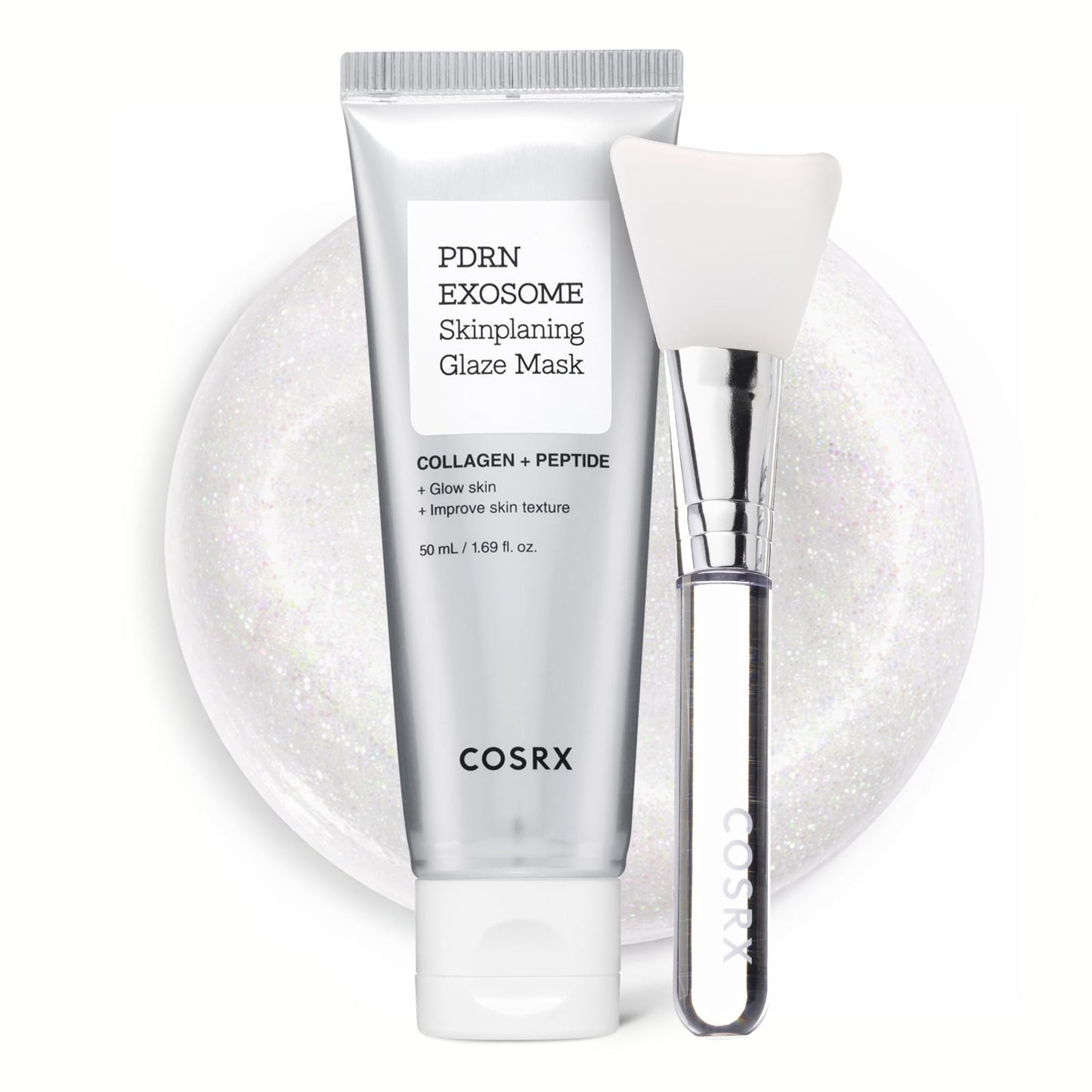 COSRX PDRN EXOSOME Glaze Wrapping Mask with SALMON DNA PDRN, Instant Glow, Easy Peel-Off Overnight Mask for Glass Skin, Firmness, Elasticity & Skin Texture Care, Mothers day gift, Korean Skin Care - Maple Wellness Supplements