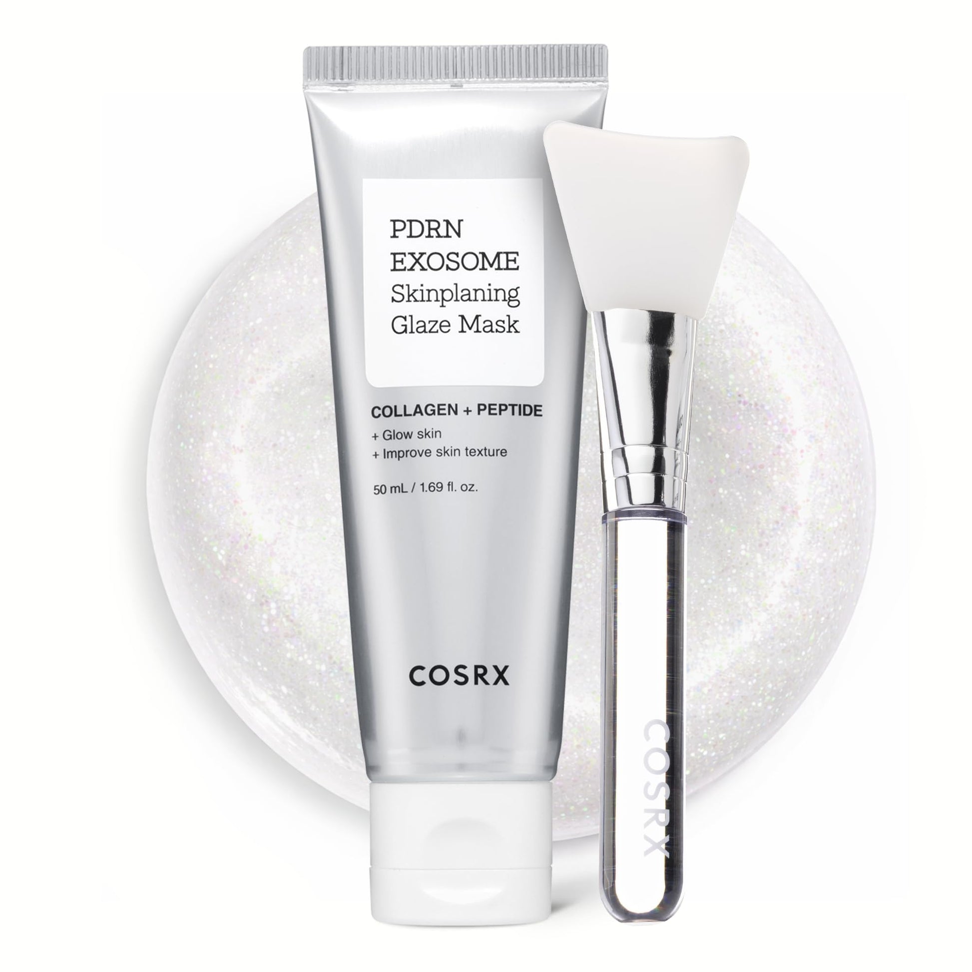 COSRX PDRN EXOSOME Glaze Wrapping Mask with SALMON DNA PDRN, Instant Glow, Easy Peel-Off Overnight Mask for Glass Skin, Firmness, Elasticity & Skin Texture Care, Mothers day gift, Korean Skin Care - Maple Wellness Supplements